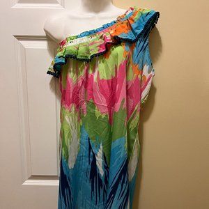 Mud Pie One shoulder dress